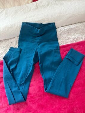 lululemon athletica Deep Teal High-Waisted Leggings